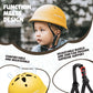 ROCKBROS barncykelhjälm, skyddshjälm, ungdomsidrottshjälm, barnhjälm för 48-52 cm