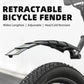 ROCKBROS cykelstänkskärm fram + bak för 24-29 tum, infällbar och justerbar