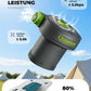 Elektrisk luftpump 2 i 1, uppblåsning och tömning, 2000 mAh uppladdningsbart batteri Quantum