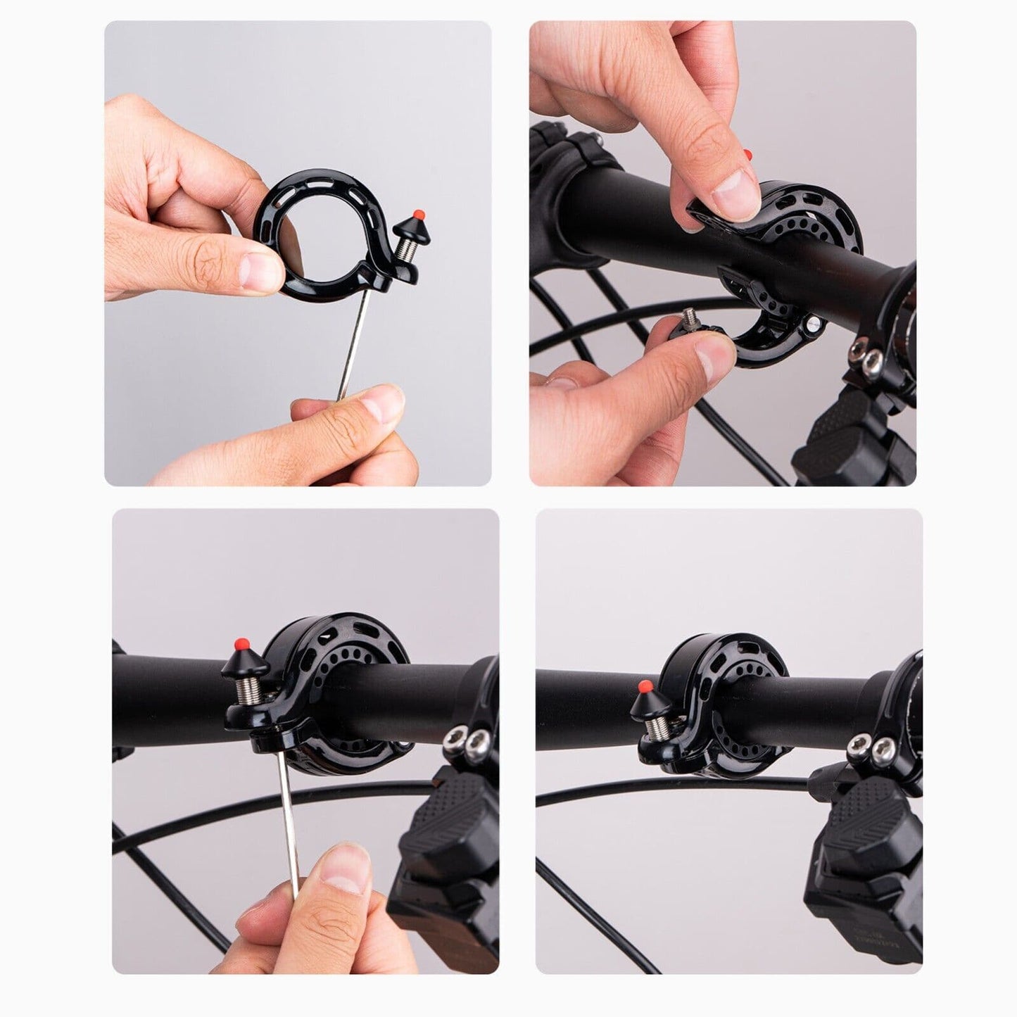 100dB Dold Cykelringklocka, Regntät och Rosttät, ROCKBROS