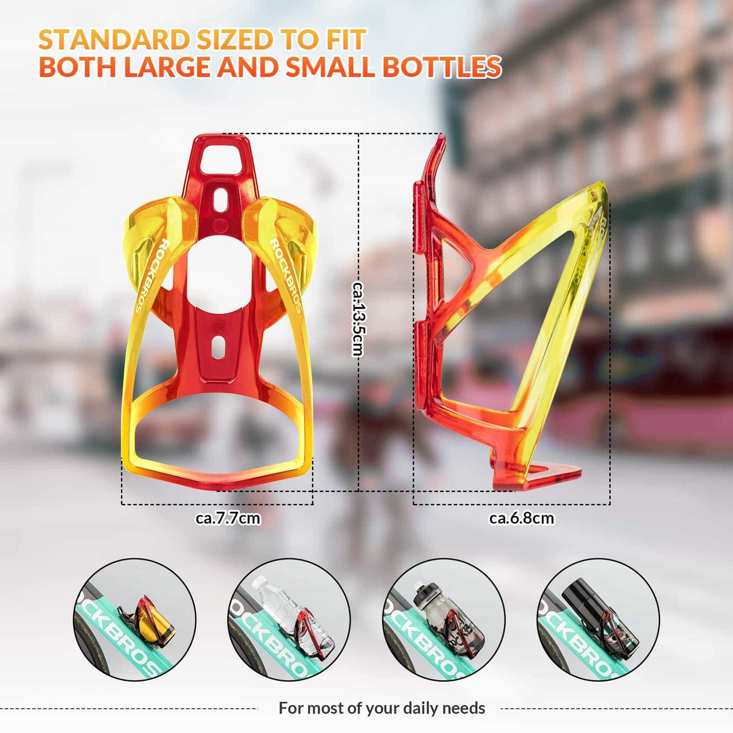 35g lätt PC-cykelflaskhållare ROCKBROS