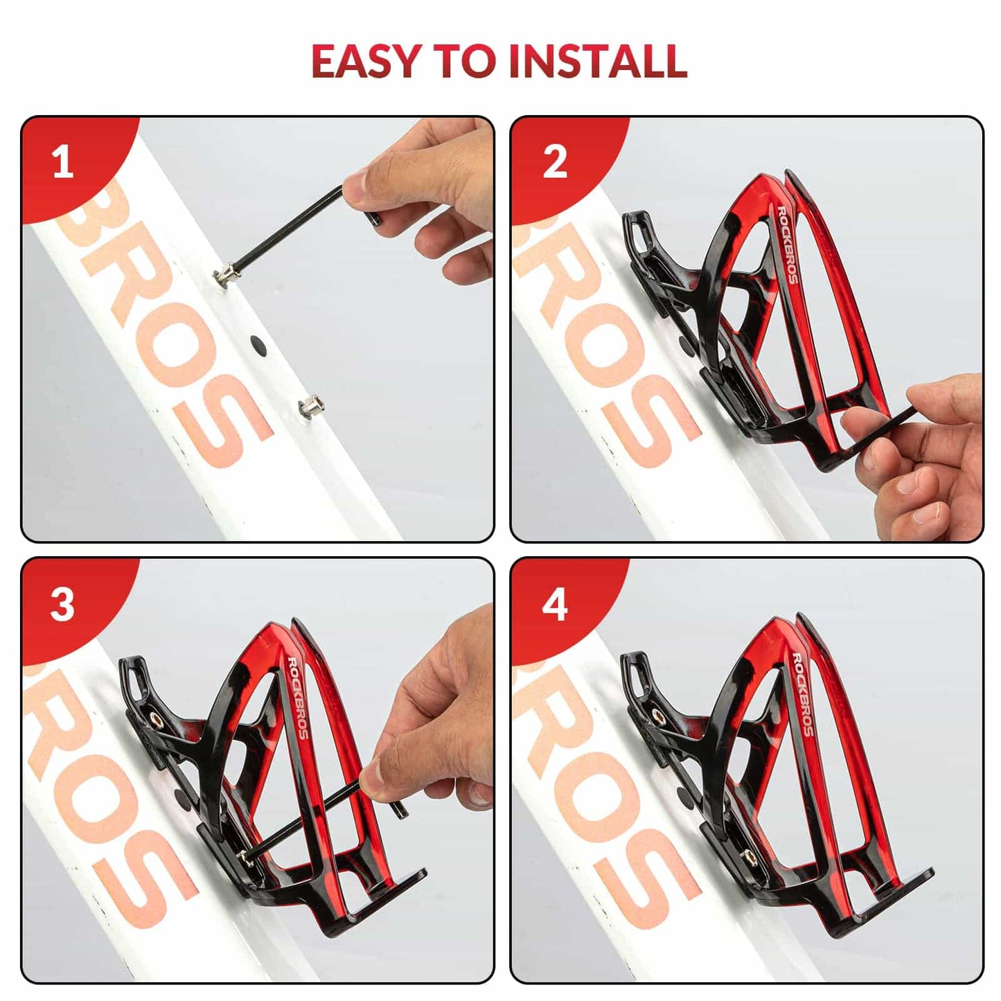 35g lätt PC-cykelflaskhållare ROCKBROS