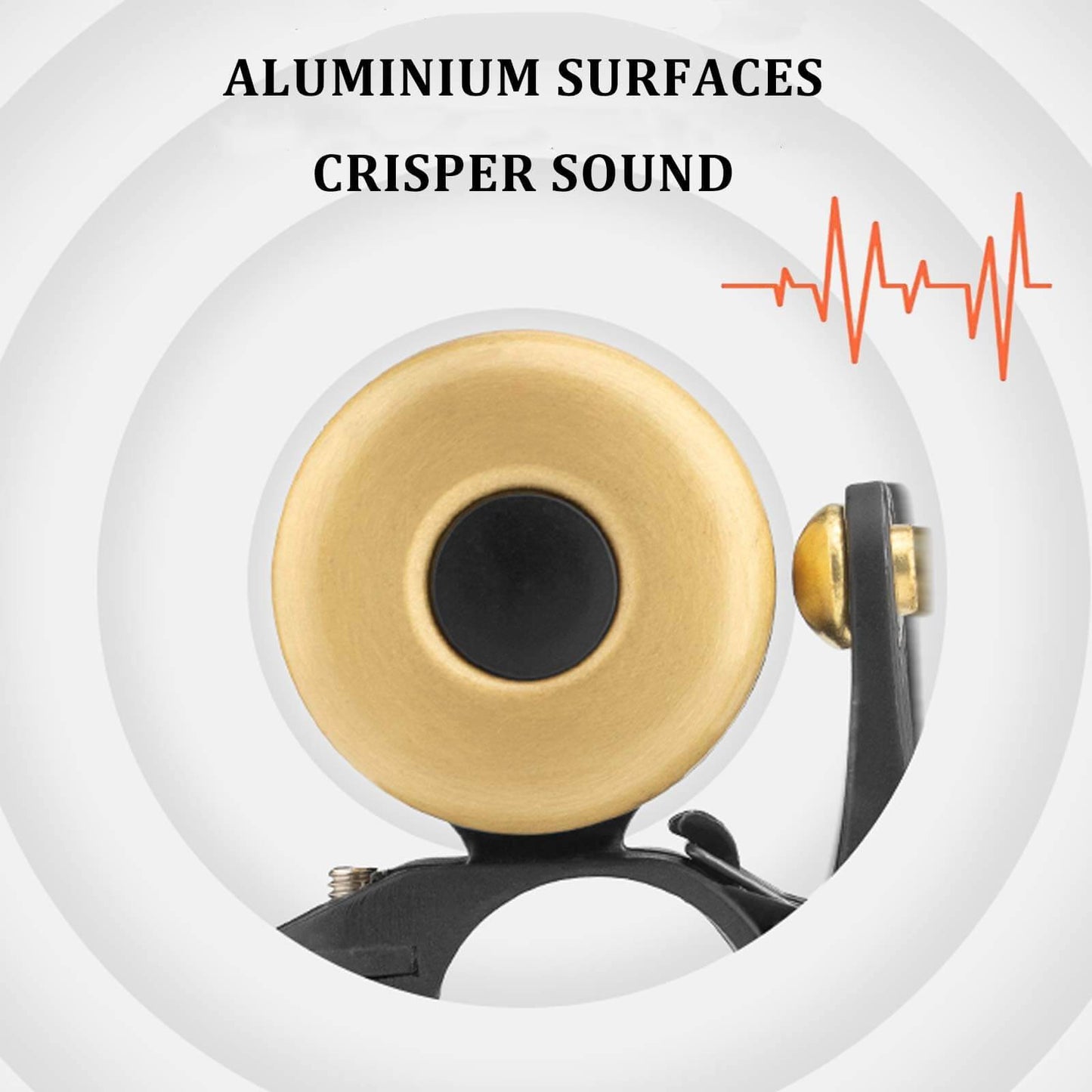 Klassisk cykelklocka i mässing Mini cykelklockor 1-2 ringsignal ROCKBROS