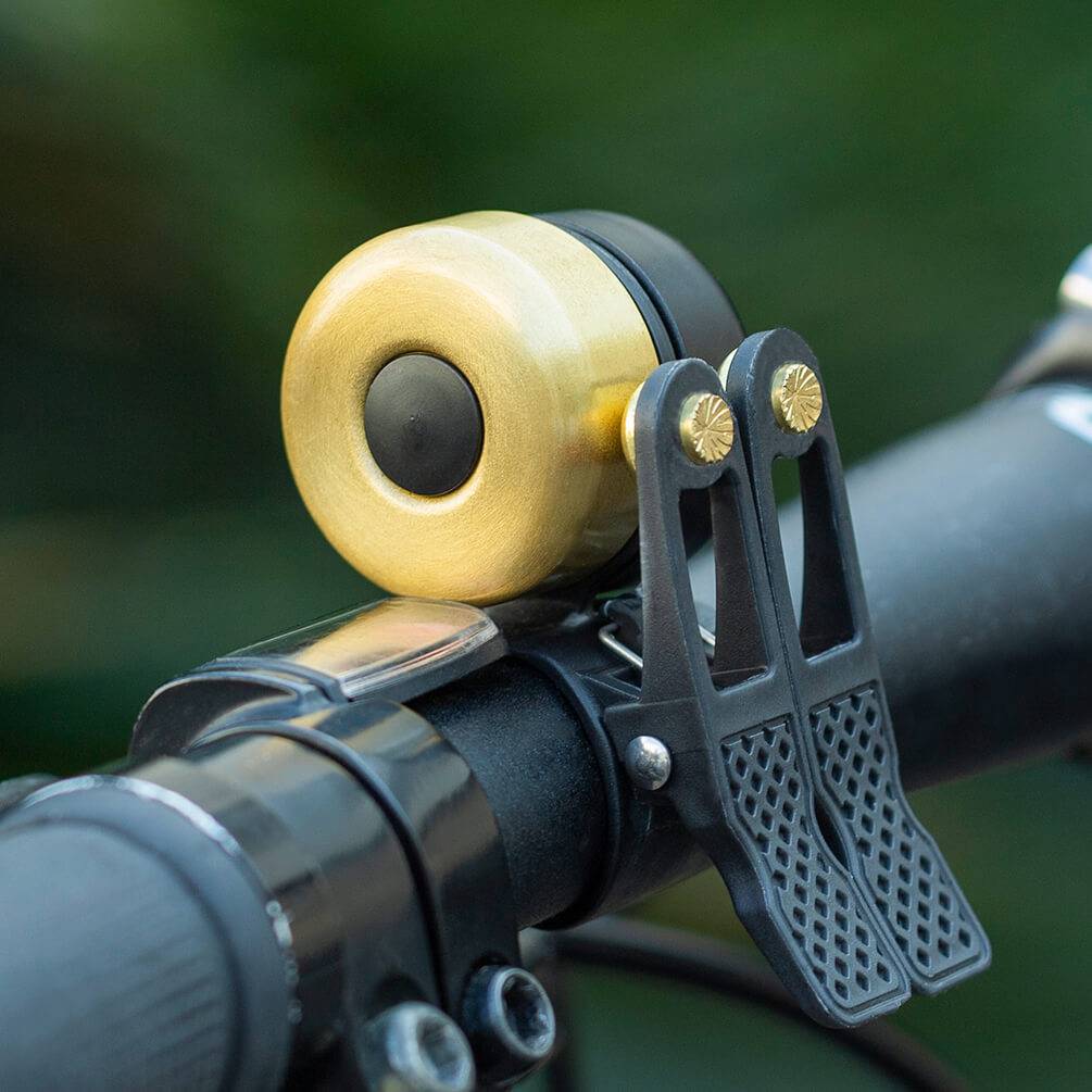Klassisk cykelklocka i mässing Mini cykelklockor 1-2 ringsignal ROCKBROS