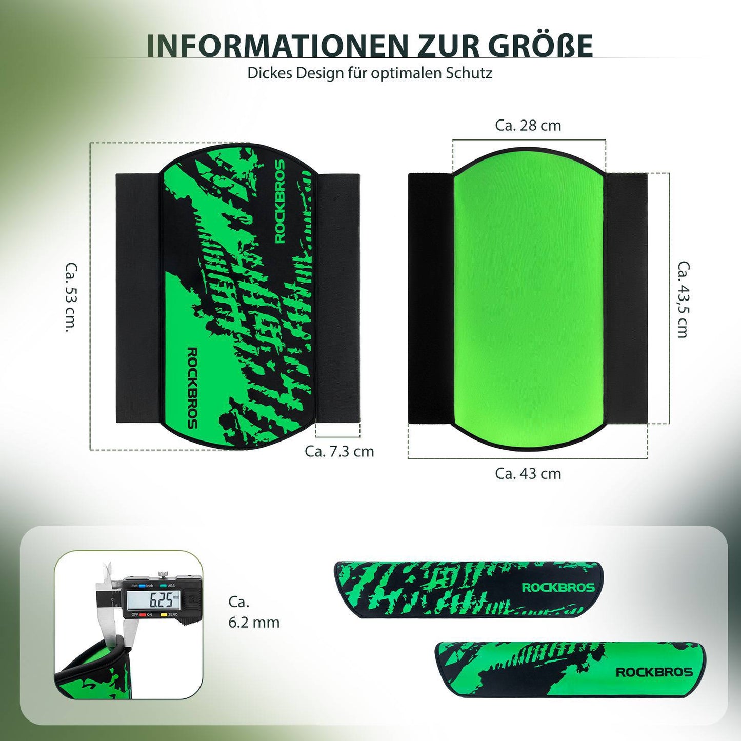 Lackskydd för elcykelbatteri för integrerat elcykelrambatteri, skydd mot kyla, ROCKBROS