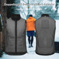 ROCKBROS elektrisk värmeväst med 3 temperaturinställningar för män/kvinnor