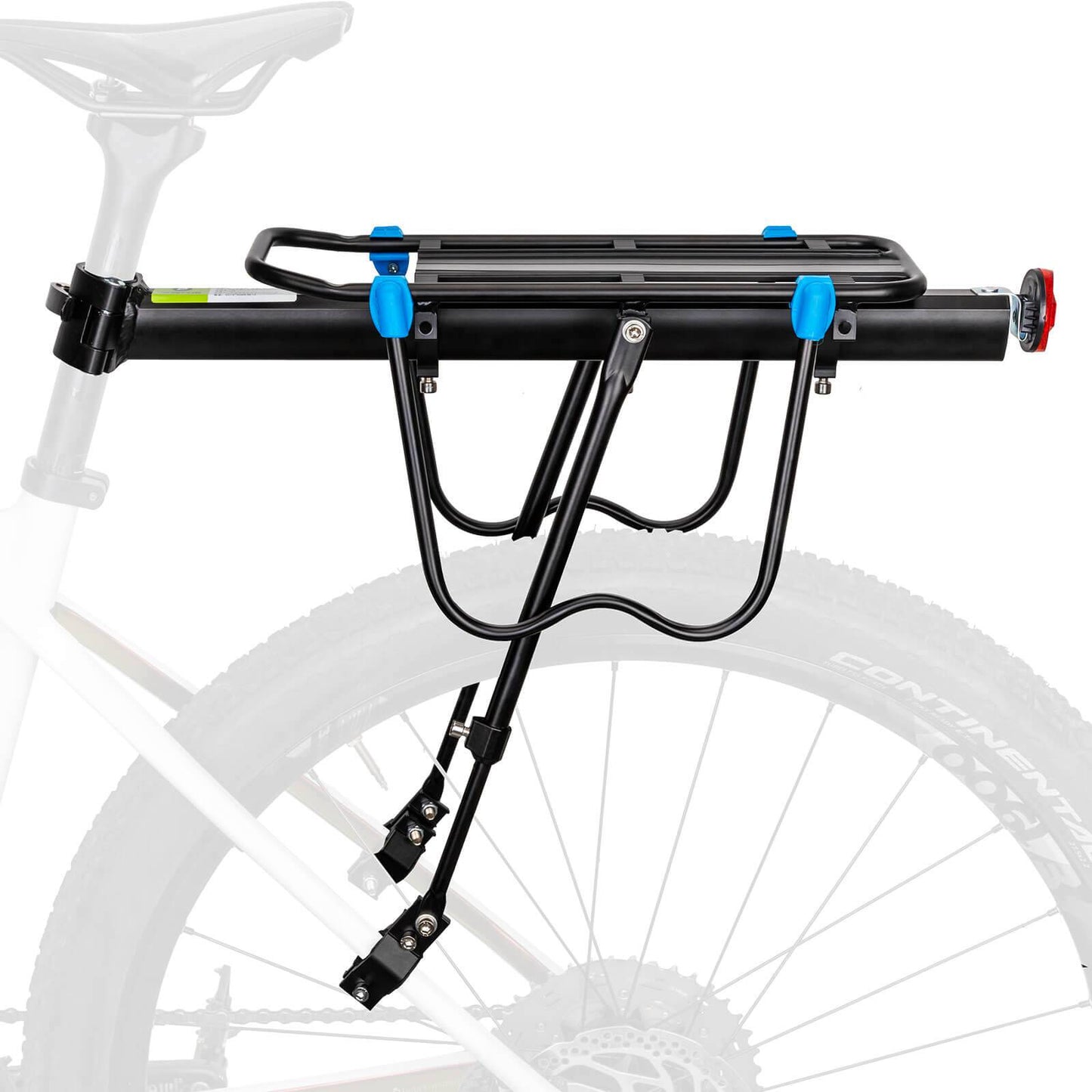 Cykelpakethållare med reflex och snabbkoppling, 24-29 tum, ROCKBROS