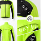 Cykeljacka och byxor vintercykelställ ljusgrön ROCKBROS