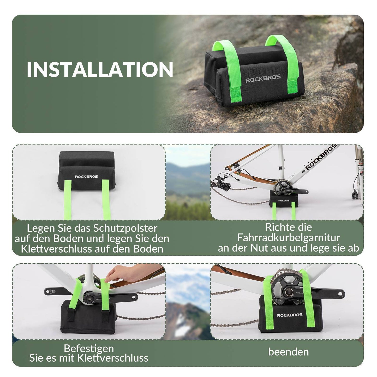 Cykelkedjekransset skyddsbelägg cykeltillbehör universal ROCKBROS