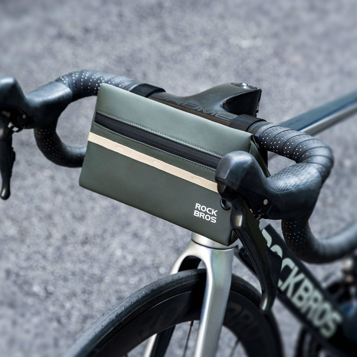 Cykelväska för styr, cykelväska, cykelkorg, 6 färger, ca 1,3 l, ROCKBROS