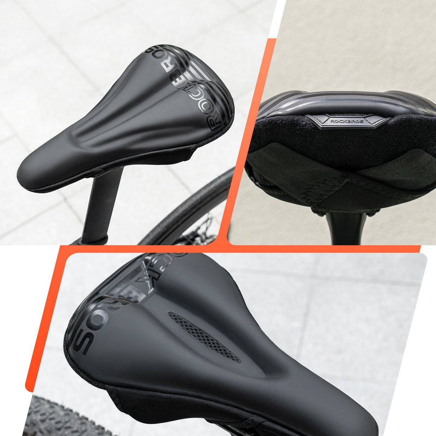 Cykelsadelskydd Gelvadderat Mjukt Cykelsadelskydd ROCKBROS