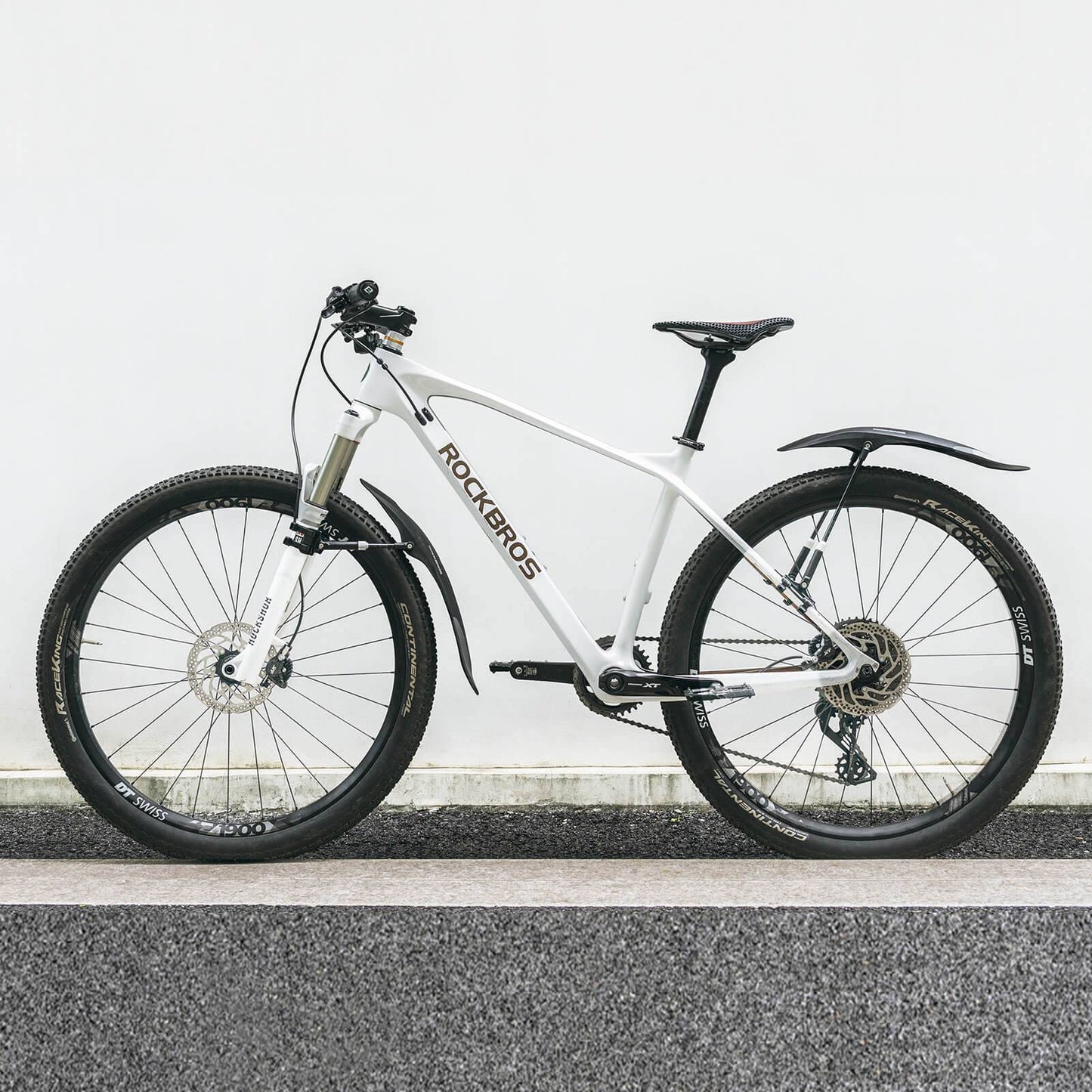 Cykelskärmar Set Fram/Bakre Flexibelt Cykelskärm Justerbart ROCKBROS