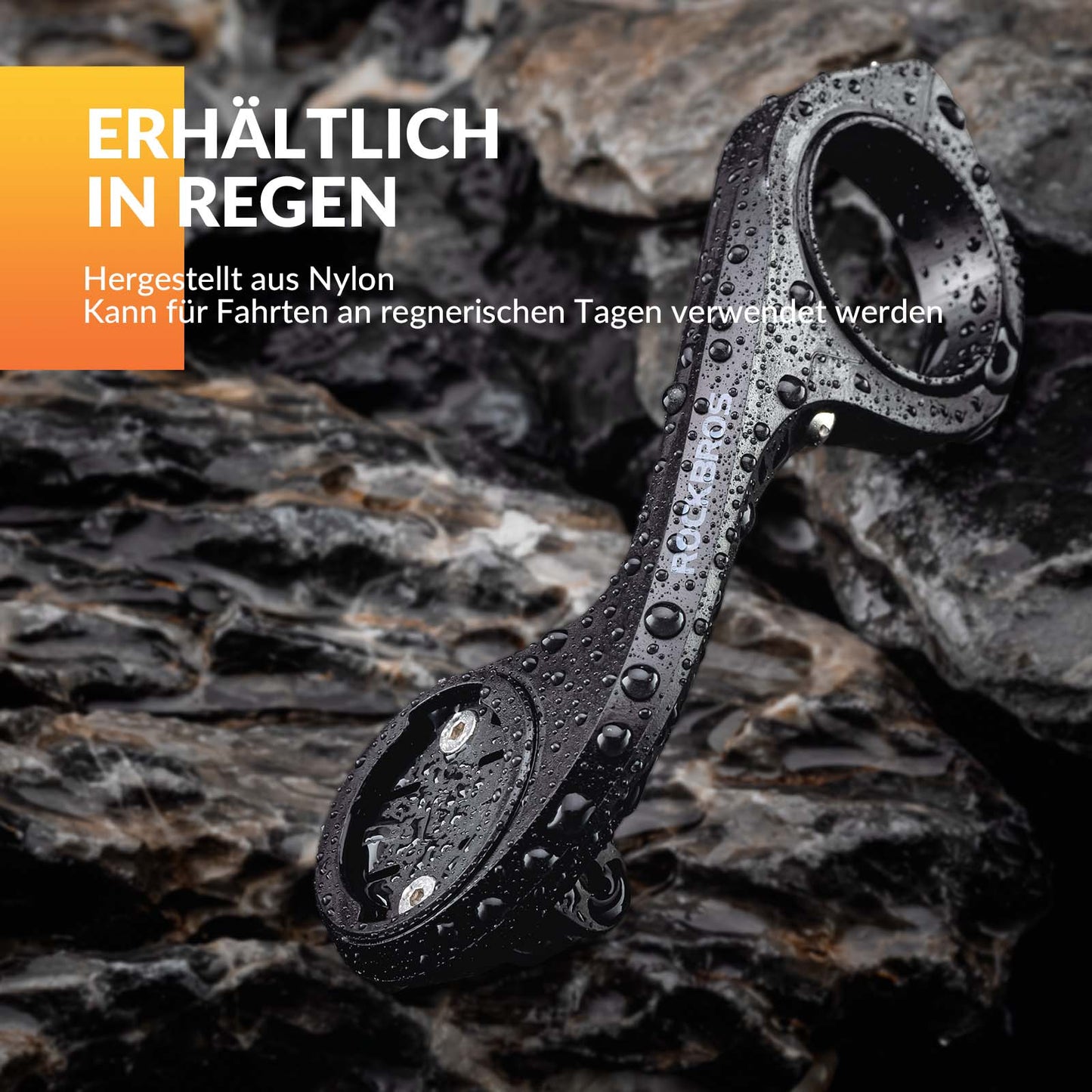 Cykeldatorfäste kompatibelt med Garmin/iGPSPORT för styren 32-35 mm ROCKBROS