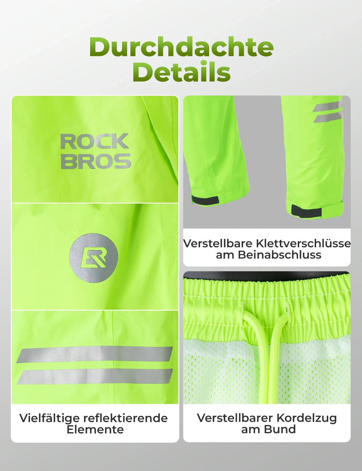 ROCKBROS Cykelbyxa Herr Lång Vattentät