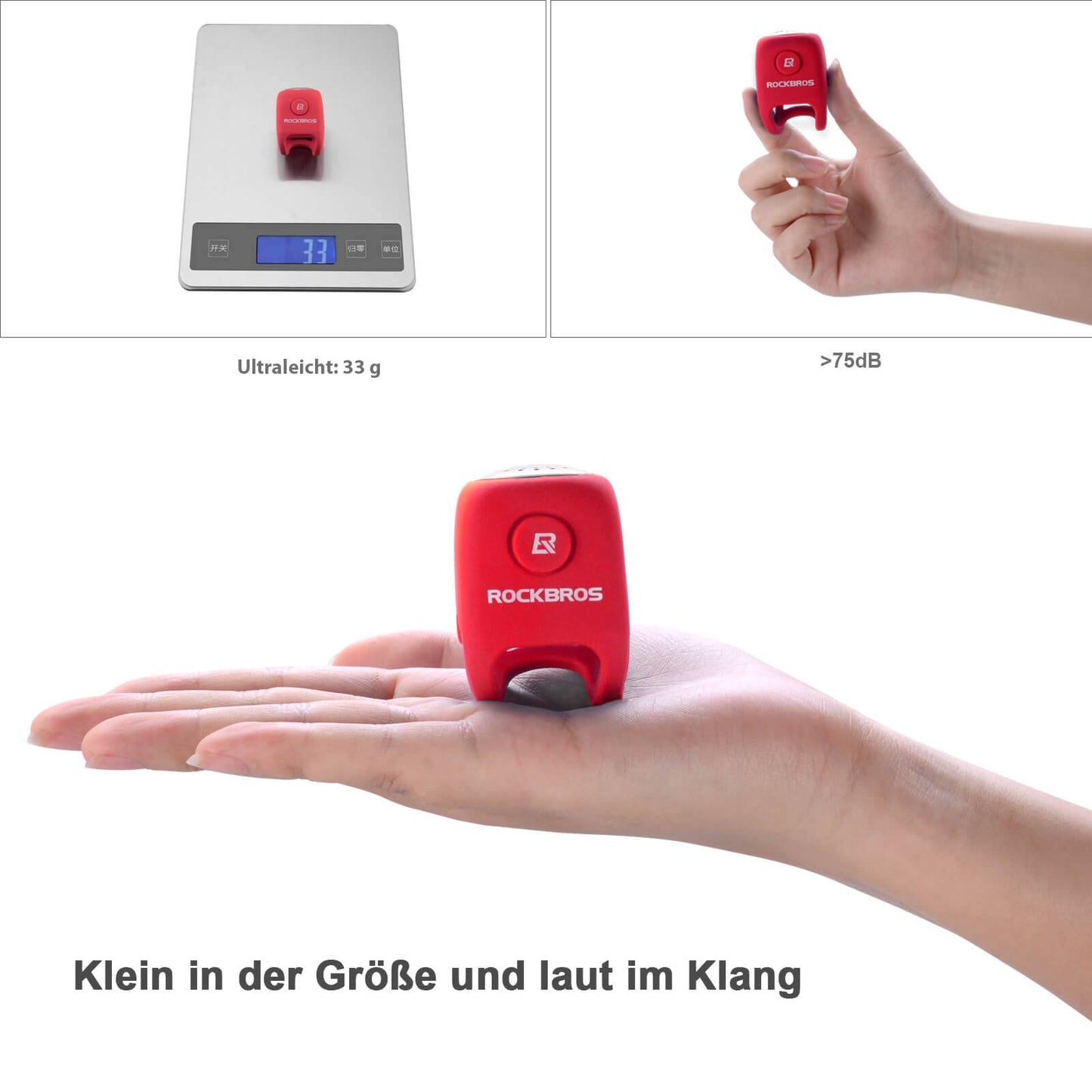 Elektronisk cykelklocka, IPX4 vattentät, ROCKBROS