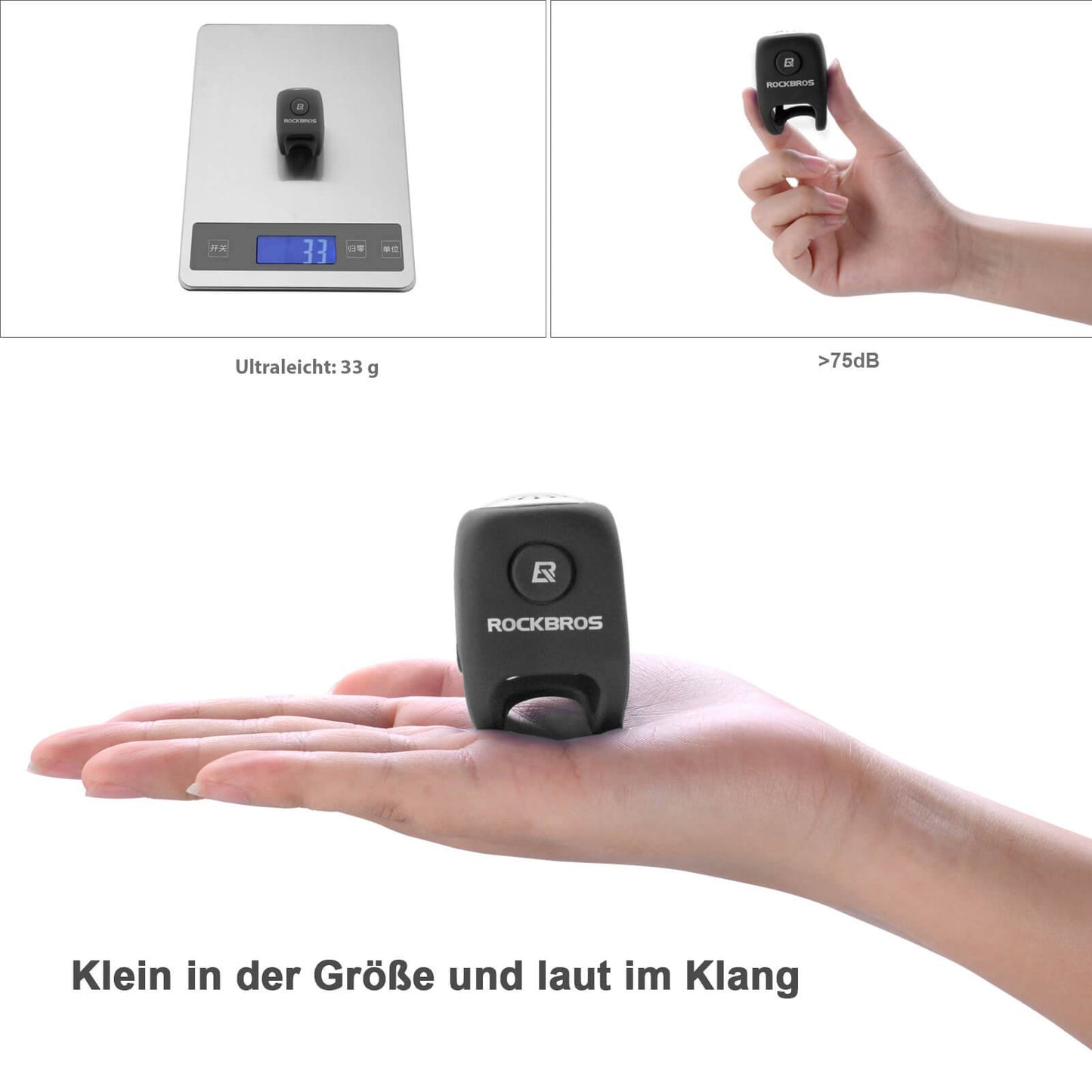 Elektronisk cykelklocka, IPX4 vattentät, ROCKBROS