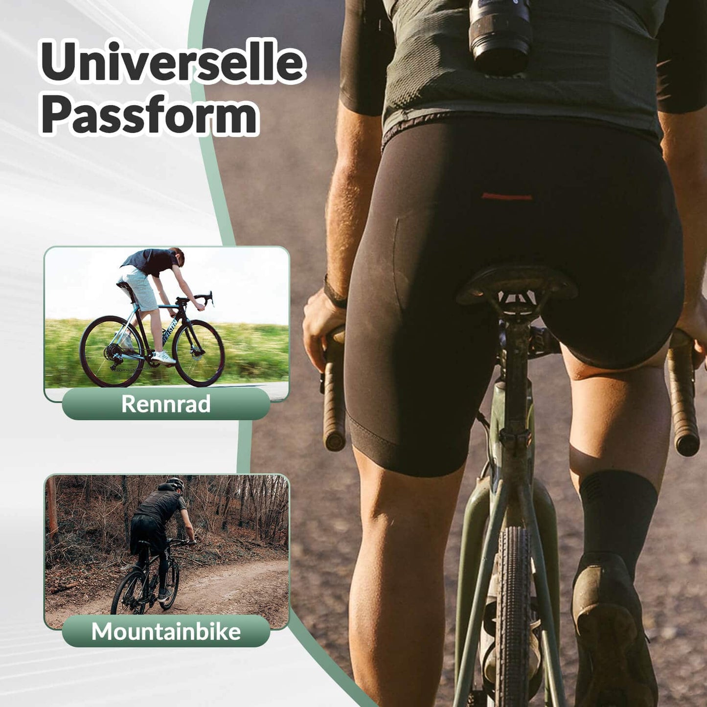 Ergonomisk cykelsadel, andningsbar cykelsadel, 14,5 * 25 cm, ROCKBROS