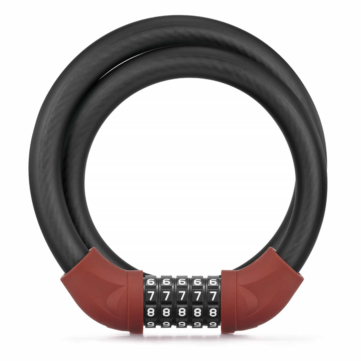 Cykellås, kabellås, kombinationslås med 5-siffrig kod, ROCKBROS