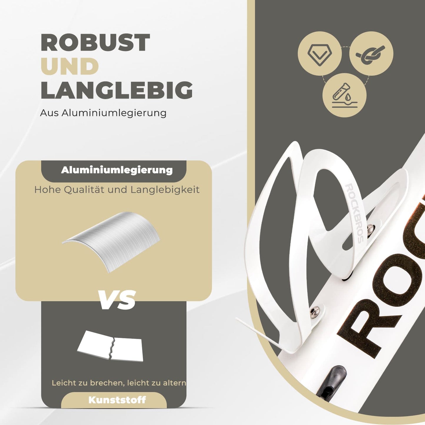 Flaskhållare cykeltillbehör lättviktscykelhållare ROCKBROS