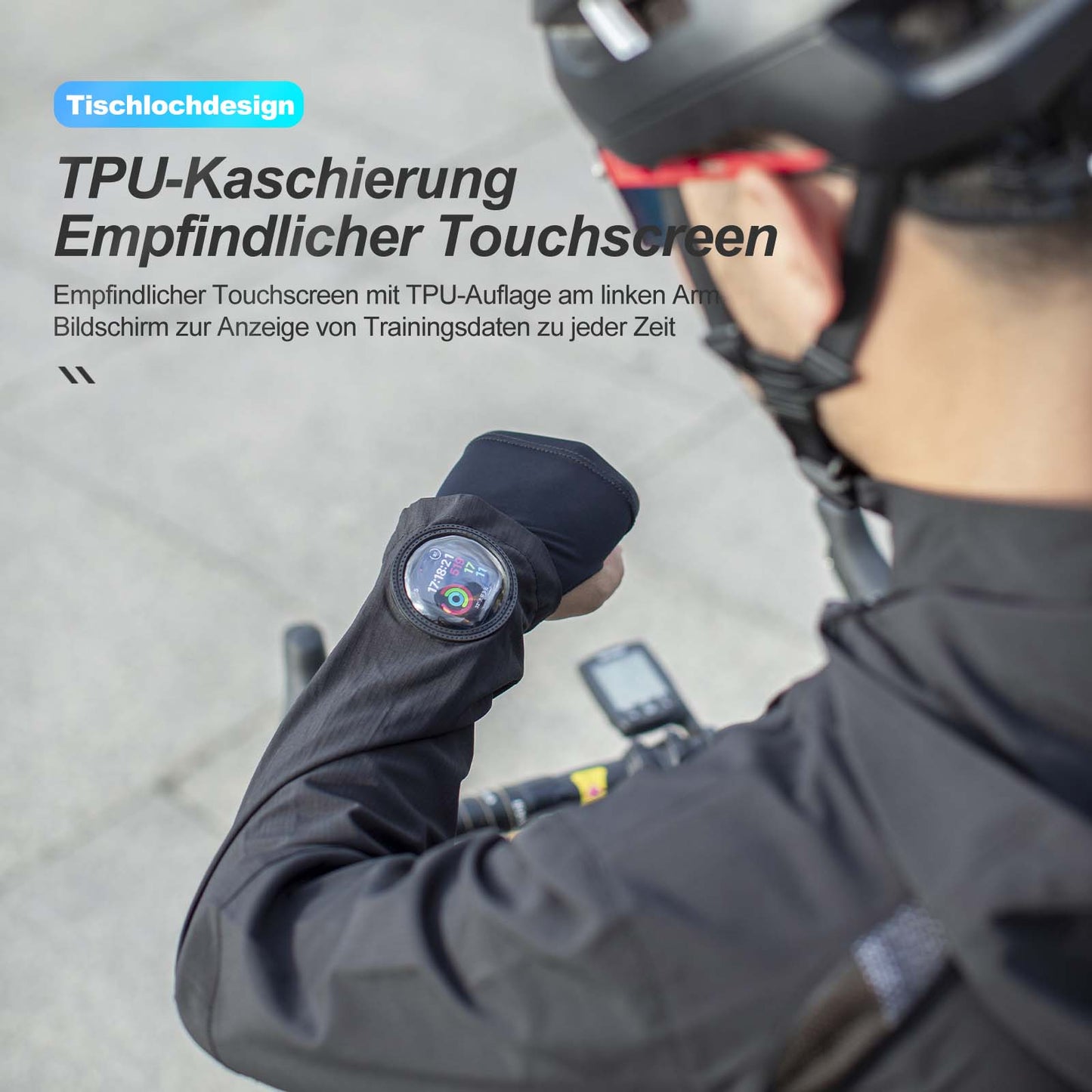 Herr Softshelljacka och -byxor Andningsbar Cykeldräkt ROCKBROS