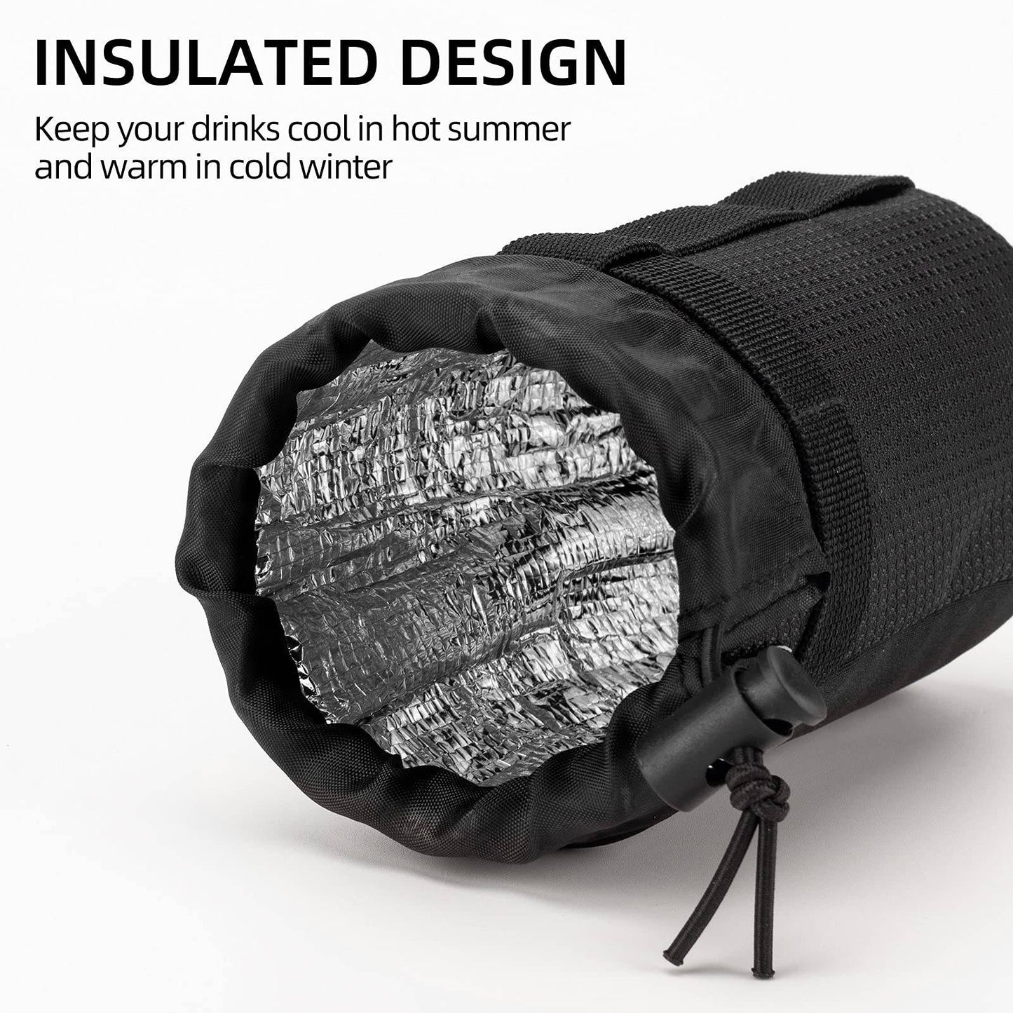 Isolerad cykelväska med vattenflaskhållare och mobiltelefonficka ROCKBROS