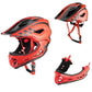 Barnhjälm med integralhjälm och avtagbart hakskydd för pojkar/flickor ROCKBROS