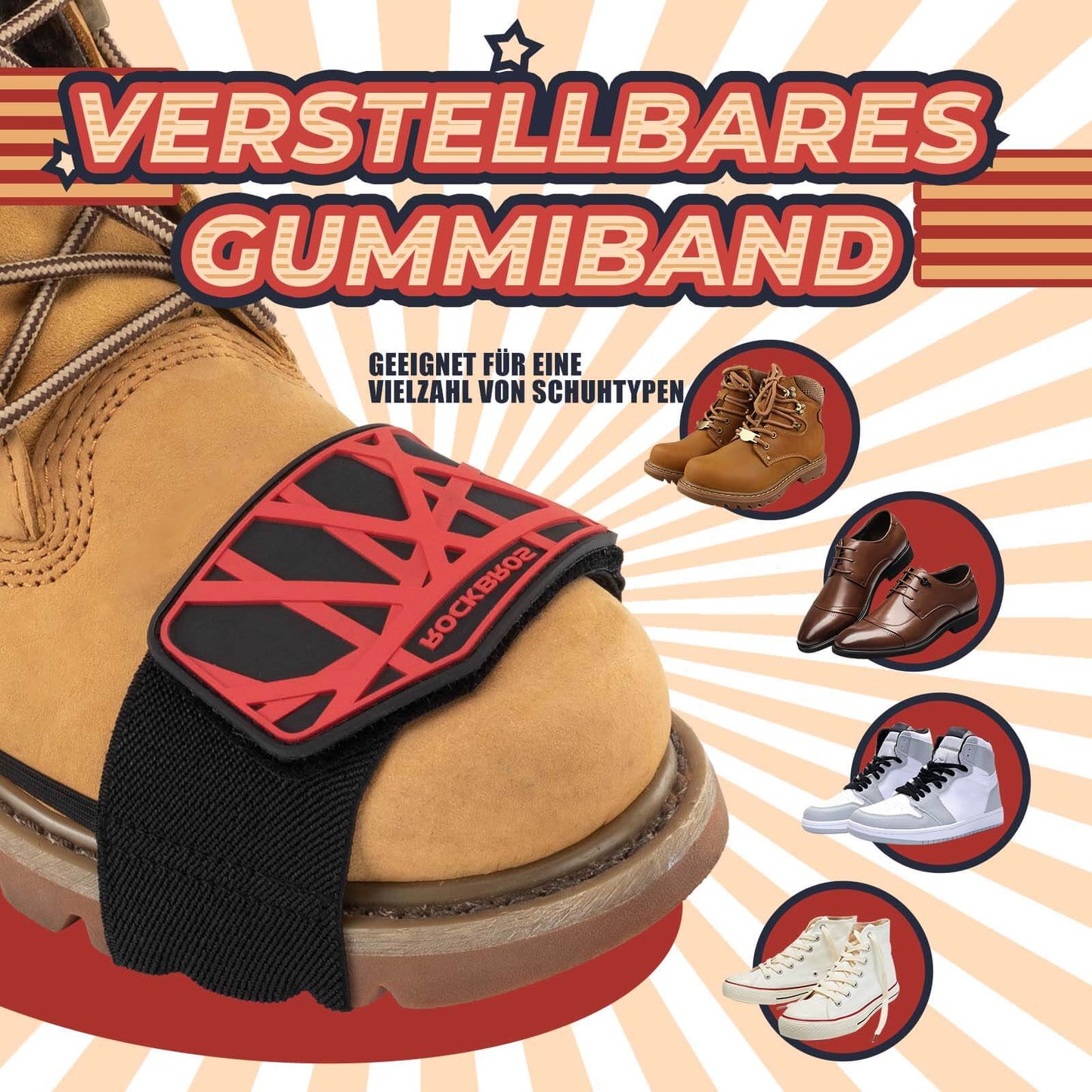 Motorcykelväxelskydd, halkskydd för växel, justerbart skoskydd, motorcykeltillbehör ROCKBROS