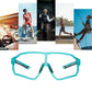 ROCKBROS Dynamiska cykelglasögon med UV400-solfilter