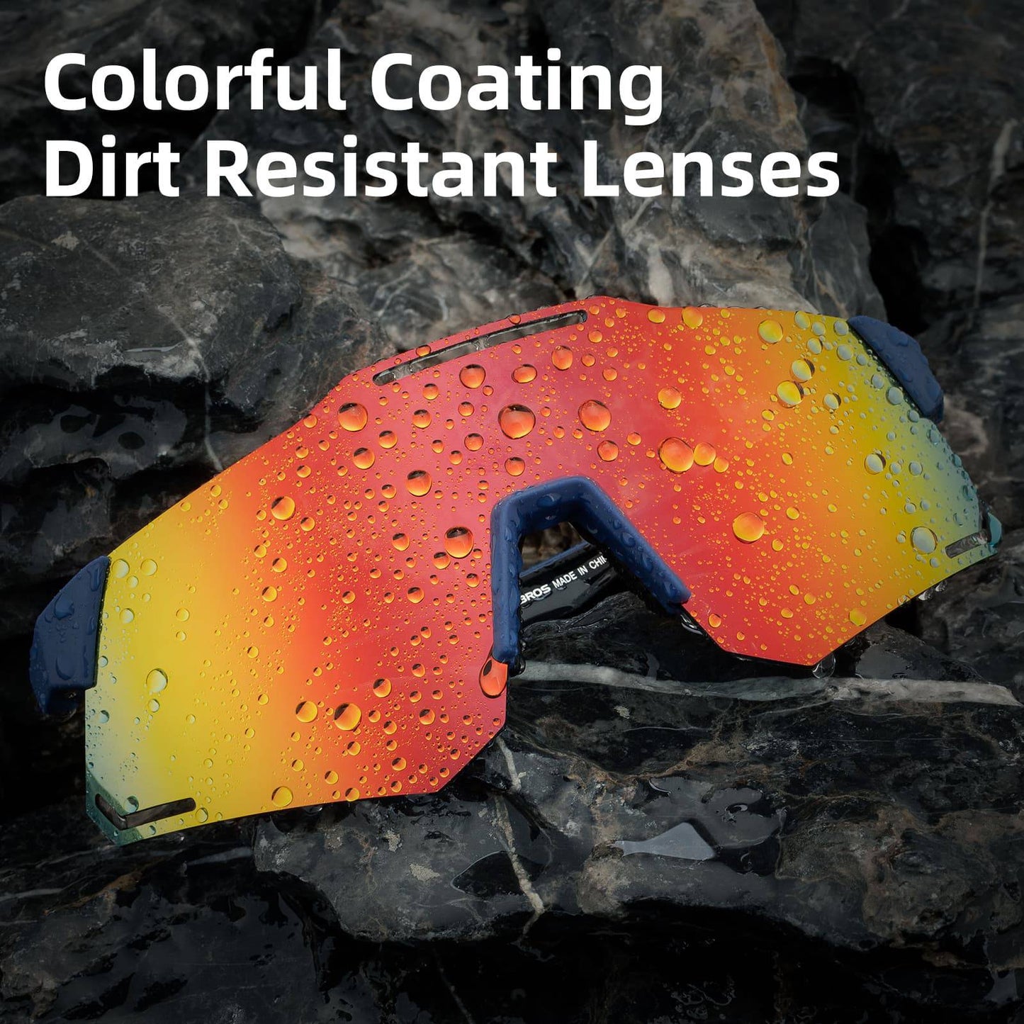 Solglasögon med UV400-skydd för cykling för kvinnor/män ROCKBROS