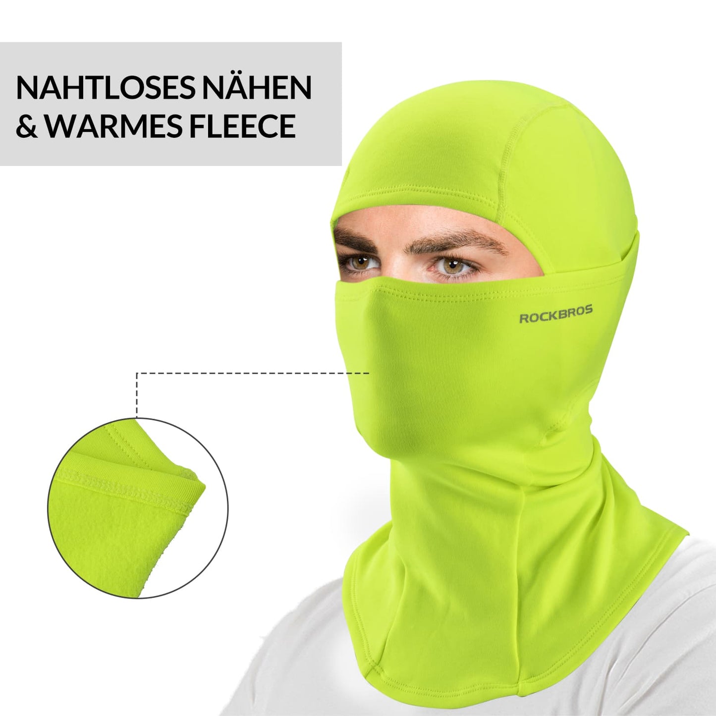 Balaklava 2-pack Höst/Vinter för utomhussporter Unisex ROCKBROS