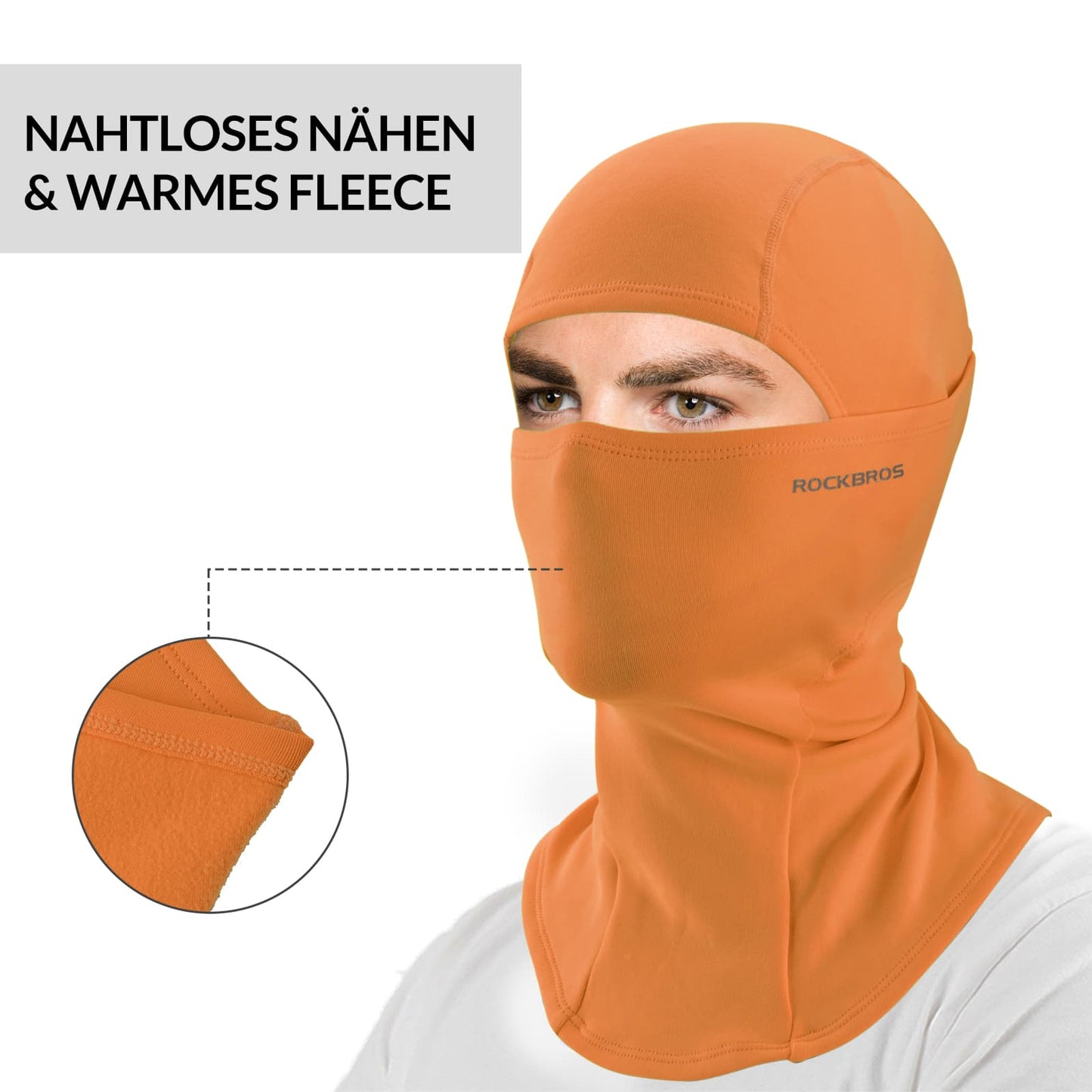 Balaklava 2-pack Höst/Vinter för utomhussporter Unisex ROCKBROS