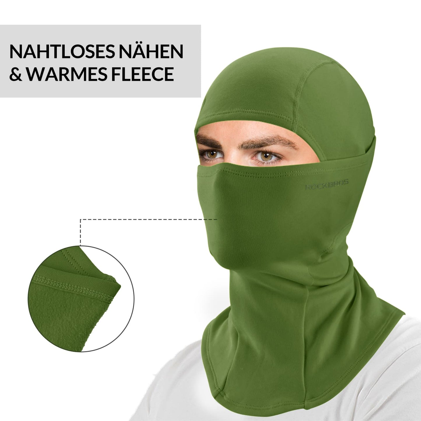 Balaklava 2-pack Höst/Vinter för utomhussporter Unisex ROCKBROS