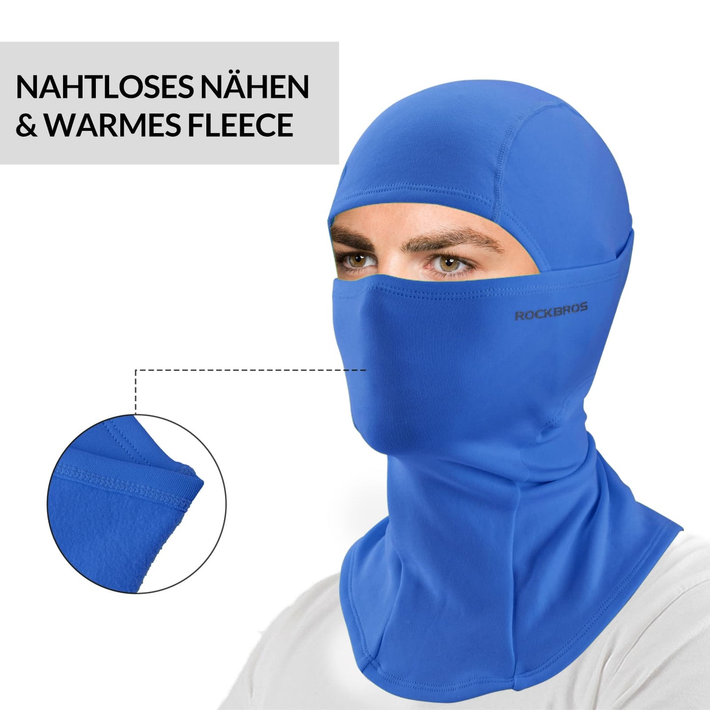 Balaklava 2-pack Höst/Vinter för utomhussporter Unisex ROCKBROS