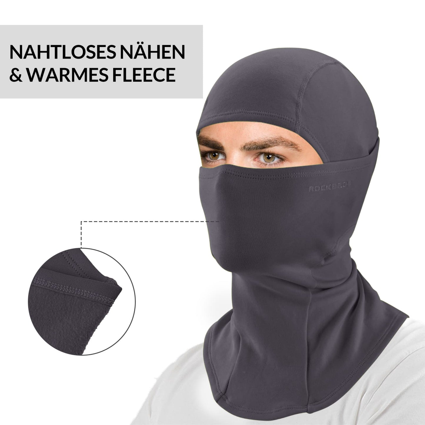 Balaklava 2-pack Höst/Vinter för utomhussporter Unisex ROCKBROS