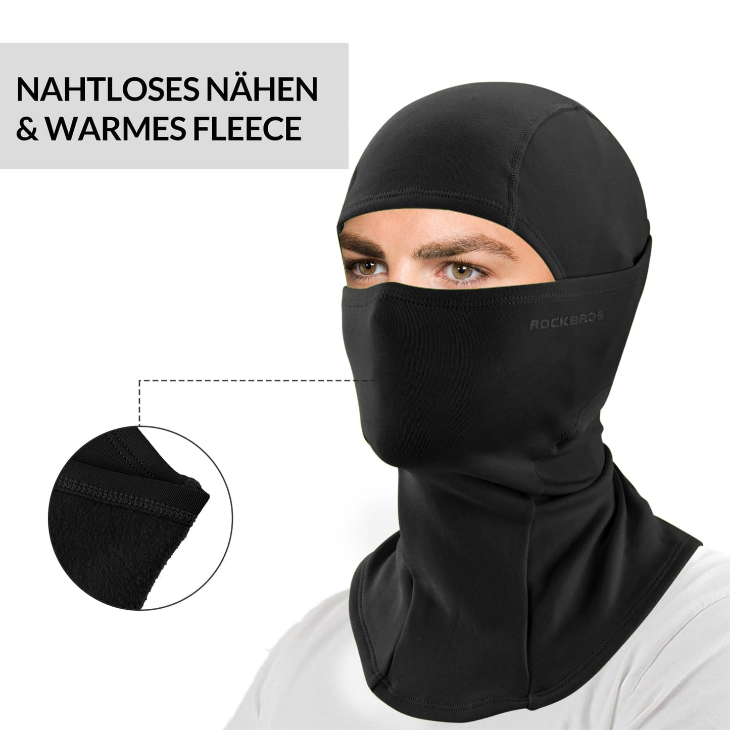 Balaklava 2-pack Höst/Vinter för utomhussporter Unisex ROCKBROS