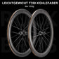 T700 Kolfiberhjulset 55 mm Skivbroms Genomgående axelhjulset för racercykel inklusive vakuumdäckdämpare ROCKBROS
