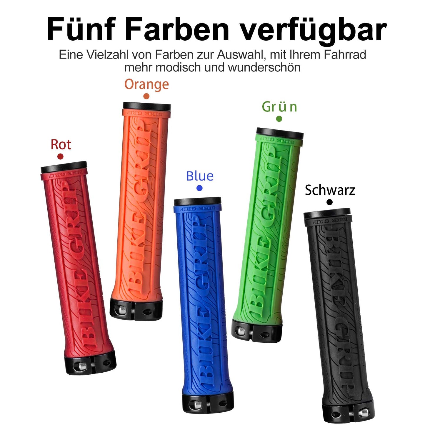 Ultralätta gummihandtag för cykel med låsbar aluminiumdesign från ROCKBROS
