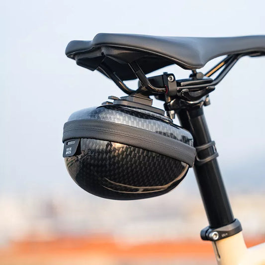 ROCKBROS sadelväska med hårt skal cykelväska sittväska med snabbkoppling 0,4L