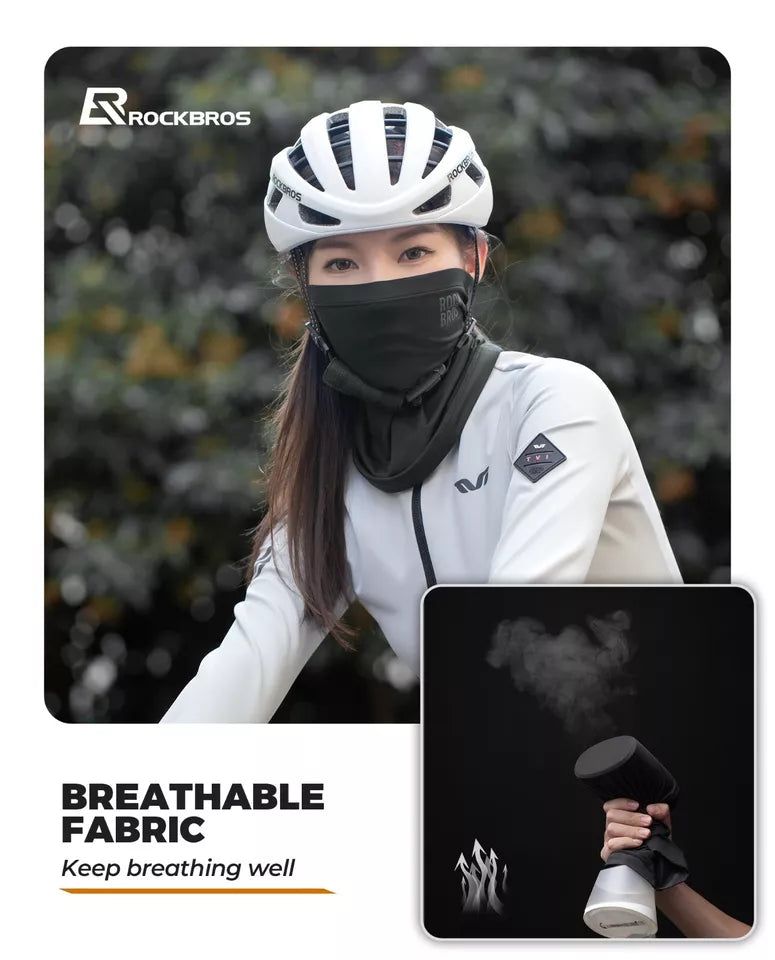 ROCKBROS Halv Balaclava Winter Warm Tube Scarf Halsvärmare utomhus Unisex