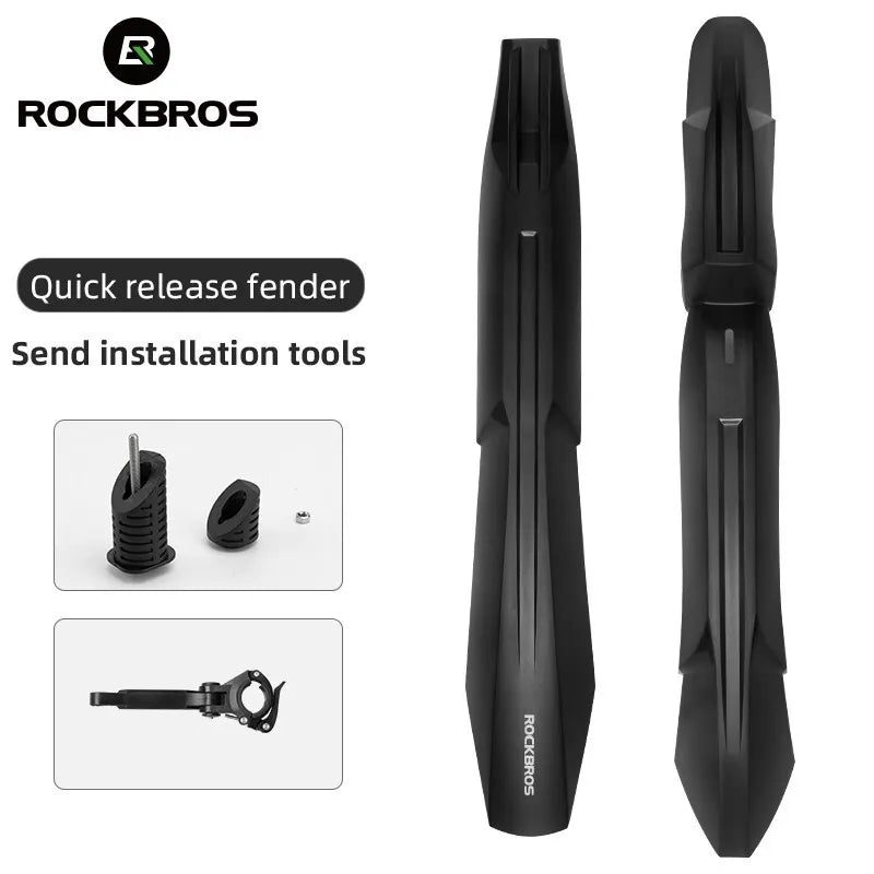 ROCKBROS cykel stänkskärm set 24-29 tums cykel stänkskärm snabbkoppling MTB