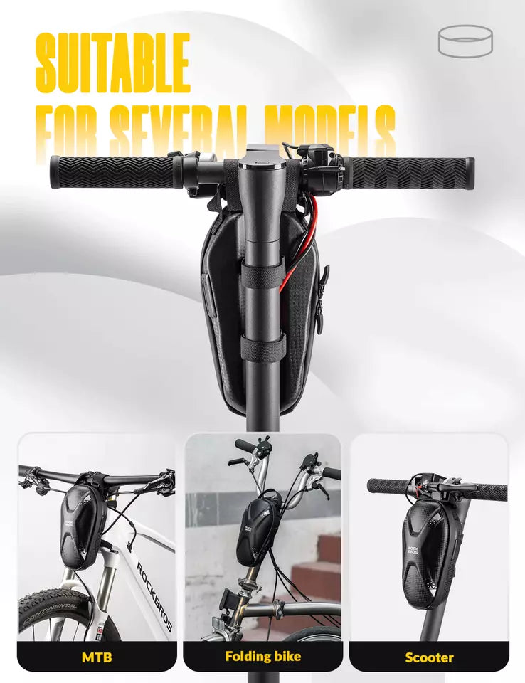ROCKBROS E-Scooterväska Vattenavvisande 1,3L Styrväska Frontficka PU