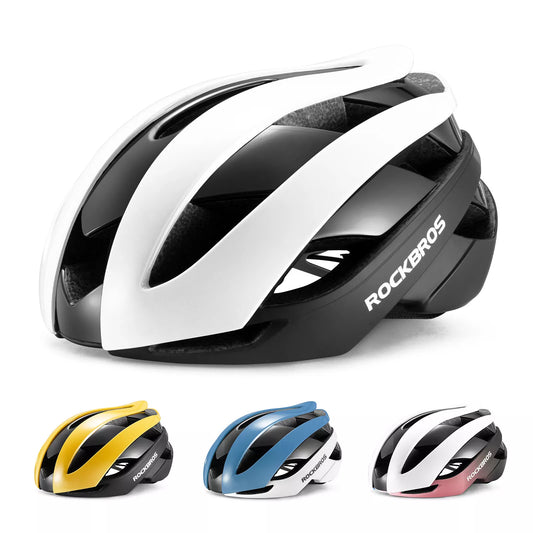 ROCKBROS cykelhjälm för dam och herr cykelhjälm 4 färger skyddshjälm M/L 55-61 cm