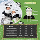 Qunature vinter balaclava skidmask för barn och föräldrar panda design helmasker balaclava för höst och vinter utomhusaktiviteter som skidåkning motorcykel cykling