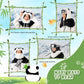Qunature vinter balaclava skidmask för barn och föräldrar panda design helmasker balaclava för höst och vinter utomhusaktiviteter som skidåkning motorcykel cykling