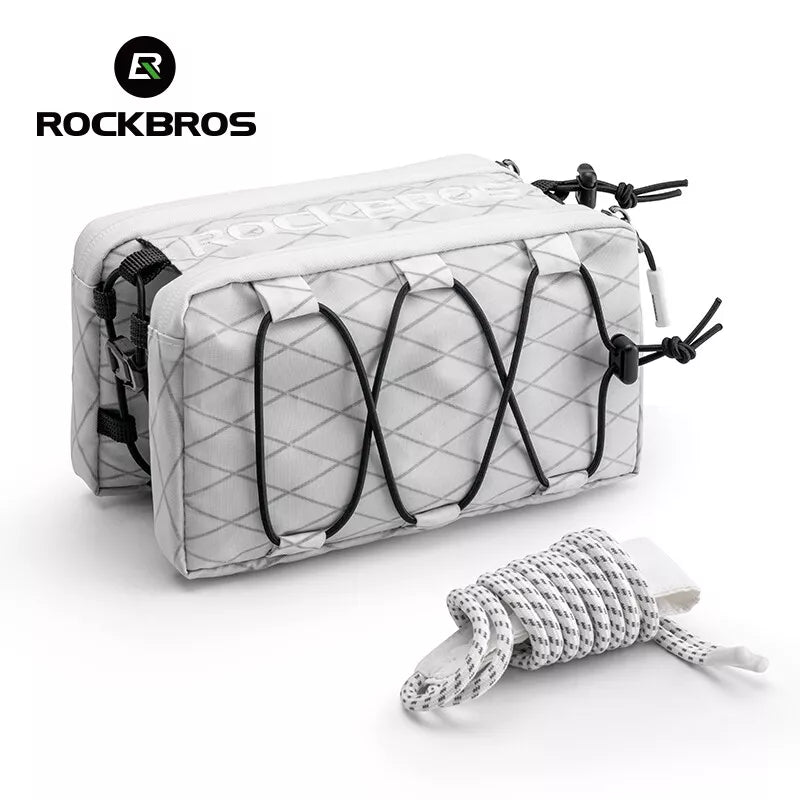 ROCKBROS 1L cykelväska med dubbel ram topprörsväska fram 5 färger för landsvägscykel MTB