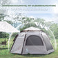 Qunature Campingtält 2-4 personers popup-tält Kupoltält Campingtält Vattentätt