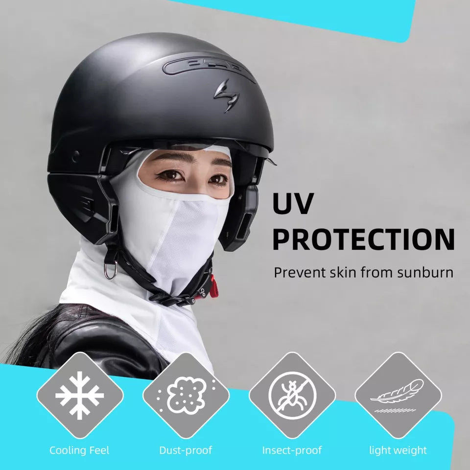 ROCKBROS sommarbalaclava UPF40+ balaclava multifunktionell mask