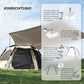 Qunature Campingtält 2-4 personers popup-tält Kupoltält Campingtält Vattentätt