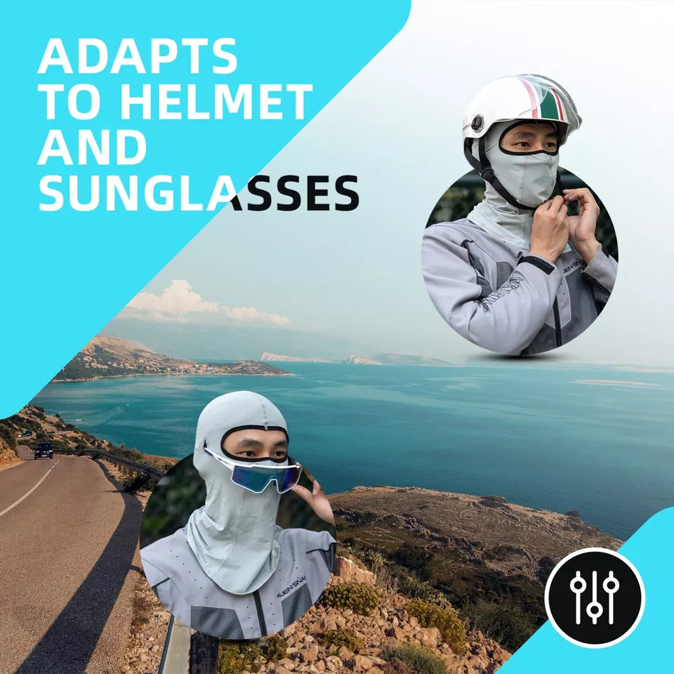 ROCKBROS sommarbalaclava UPF40+ balaclava multifunktionell mask