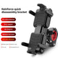 ROCKBROS cykel mobiltelefonhållare motorcykelhållare styre 360° universal smartphone